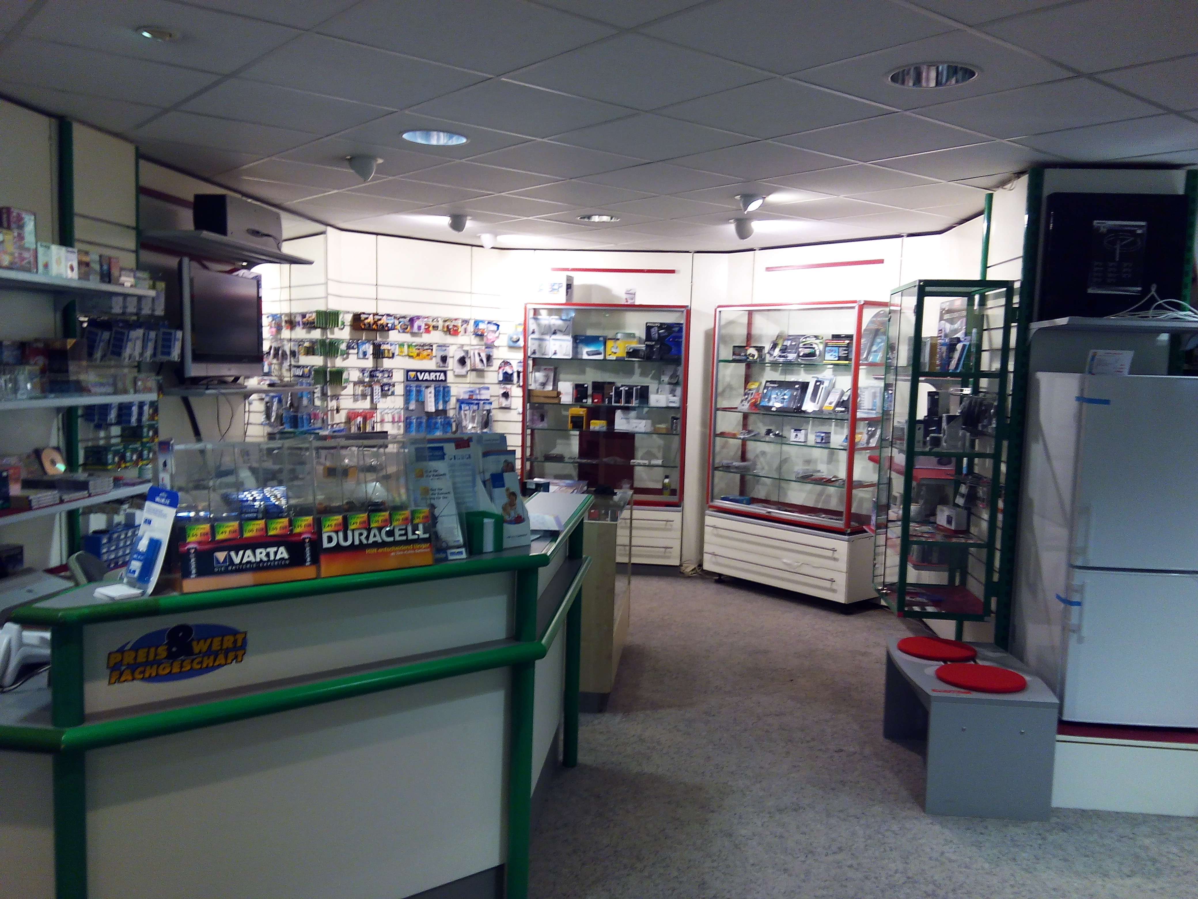 Kassenbereich-Reparaturannahme